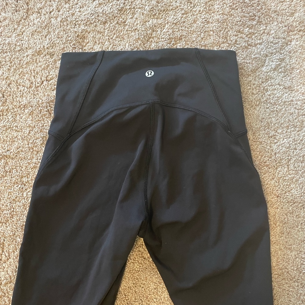 Lululemon Black Mesh Train Times 7/8 Leggings - Picture 5 of 6